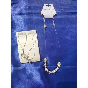 Fun summer costume jewelry includes necklace, anklet, and adjustable toe ring